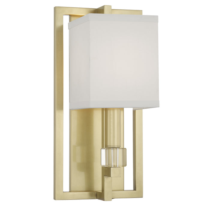 Crystorama 8881-AG Dixon One Light Wall Sconce Aged Brass Main Image.jpg