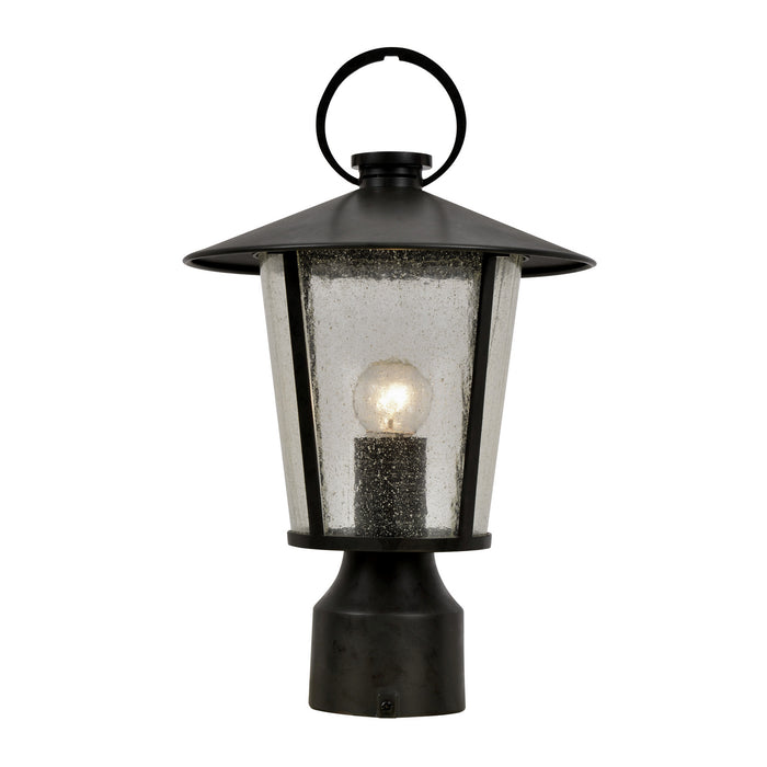 Crystorama AND-9207-SD-MK Andover One Light Outdoor Post Mount Matte Black Main Image.jpg
