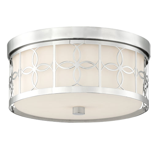 Crystorama ANN-2105-PN Anniversary Two Light Flush Mount Polished Nickel Main Image.jpg