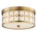 Crystorama ANN-2105-VG Anniversary Two Light Flush Mount Vibrant Gold Main Image.jpg