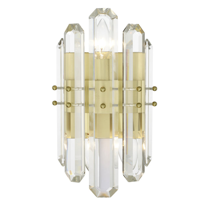 Crystorama BOL-8882-AG Bolton Two Light Wall Sconce Aged Brass Main Image.jpg