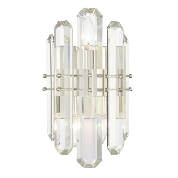 Crystorama BOL-8882-PN Bolton Two Light Wall Sconce Polished Nickel Main Image.jpg