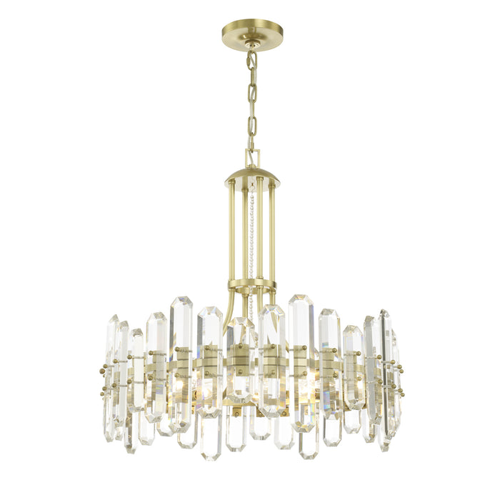 Crystorama BOL-8888-AG Bolton Eight Light Chandelier Aged Brass Alternate Image.jpg