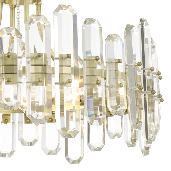 Crystorama BOL-8888-AG Bolton Eight Light Chandelier Aged Brass Alternate Image 2.jpg