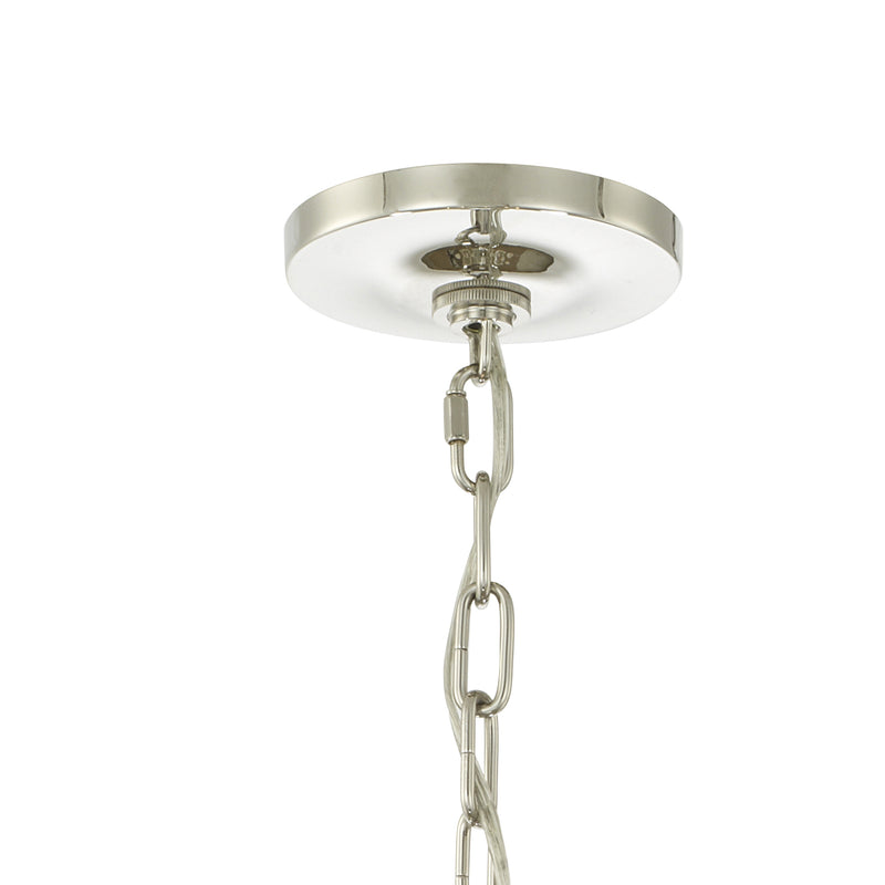 Crystorama BOL-8888-PN Bolton Eight Light Chandelier Polished Nickel Alternate Image 2.jpg