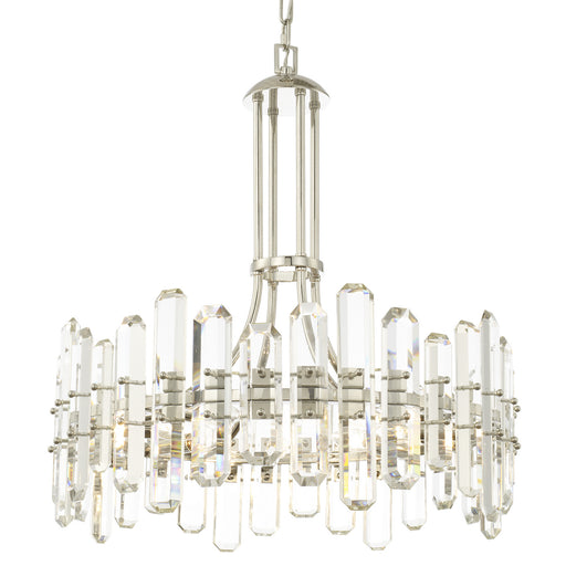Crystorama BOL-8888-PN Bolton Eight Light Chandelier Polished Nickel Main Image.jpg
