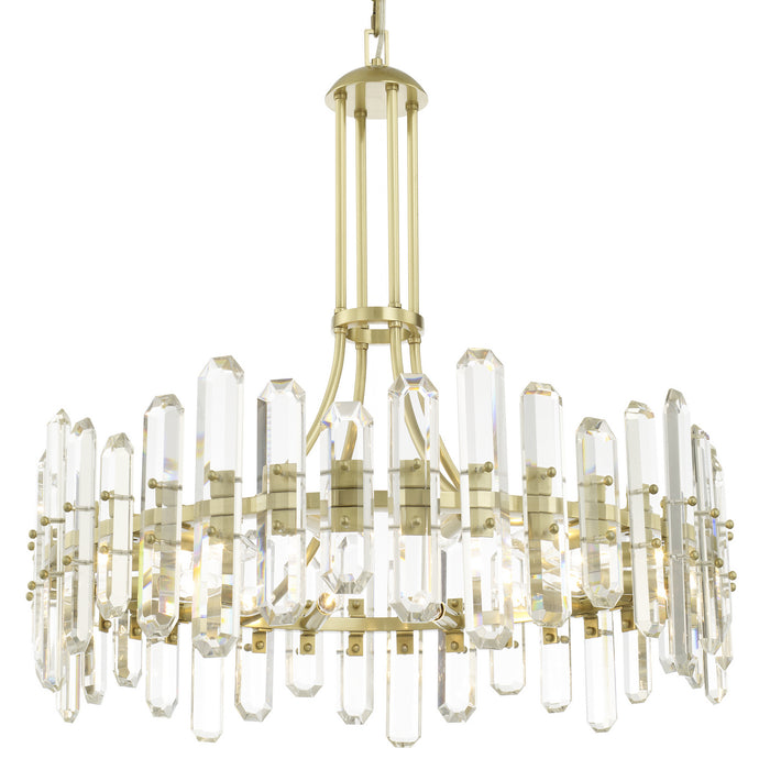 Crystorama BOL-8889-AG Bolton 12 Light Chandelier Aged Brass Main Image.jpg