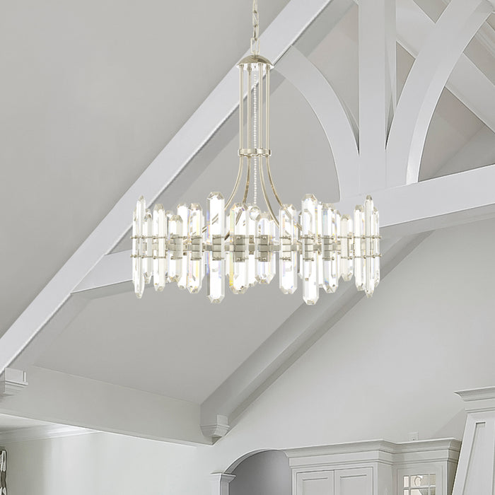 Crystorama BOL-8889-PN Bolton 12 Light Chandelier Polished Nickel Alternate Image 2.jpg