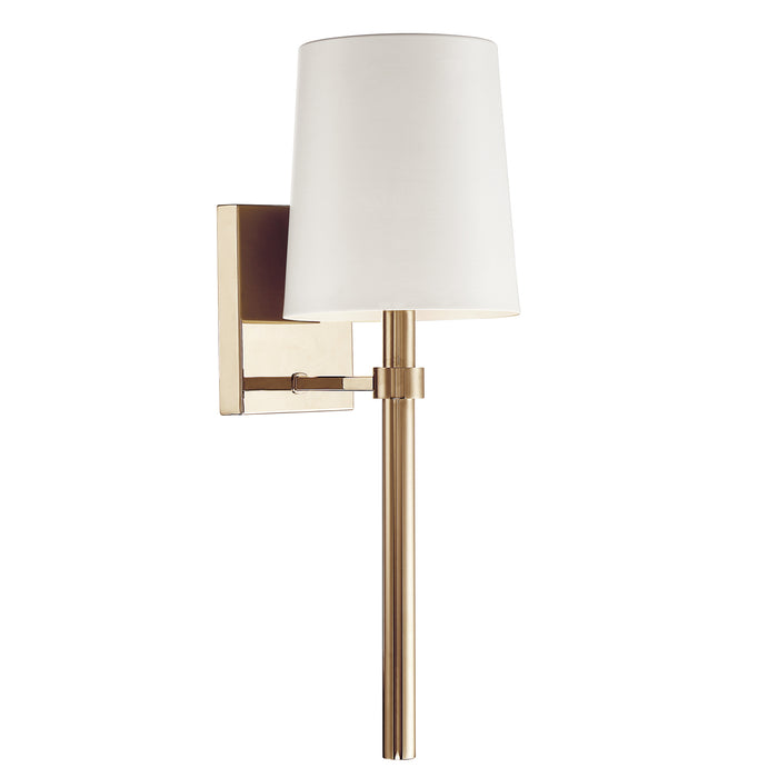 Crystorama BRO-451-VG Bromley One Light Wall Sconce Vibrant Gold Alternate Image.jpg