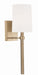 Crystorama BRO-451-VG Bromley One Light Wall Sconce Vibrant Gold Main Image.jpg