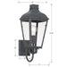 Crystorama DUM-9801-GE Dumont One Light Outdoor Wall Sconce Graphite Alternate Image 2.jpg