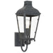 Crystorama DUM-9801-GE Dumont One Light Outdoor Wall Sconce Graphite Main Image.jpg