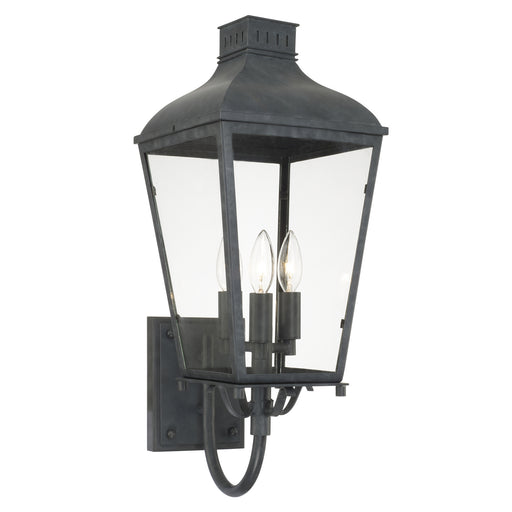 Crystorama DUM-9802-GE Dumont Three Light Outdoor Wall Sconce Graphite Main Image.jpg