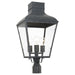 Crystorama DUM-9808-GE Dumont Three Light Outdoor Post Mount Graphite Main Image.jpg
