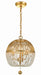 Crystorama DUV-623-GA Duval Three Light Mini Chandelier Antique Gold Main Image.jpg