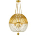 Crystorama DUV-626-GA Duval Six Light Chandelier Antique Gold Alternate Image.jpg
