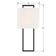 Crystorama FRE-422-BF Fremont Two Light Wall Sconce Black Forged Alternate Image.jpg
