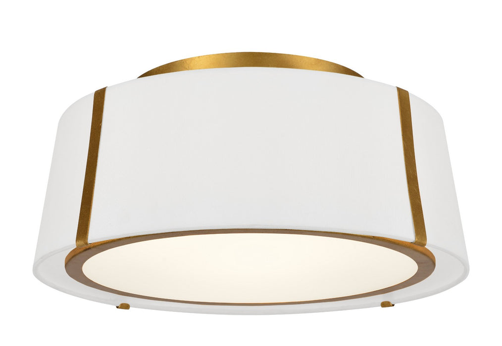 Crystorama FUL-905-GA Fulton Three Light Semi Flush Mount Antique Gold Main Image.jpg
