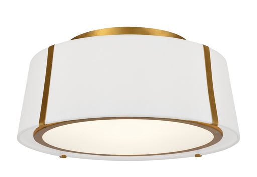Crystorama FUL-905-GA Fulton Three Light Semi Flush Mount Antique Gold Main Image.jpg