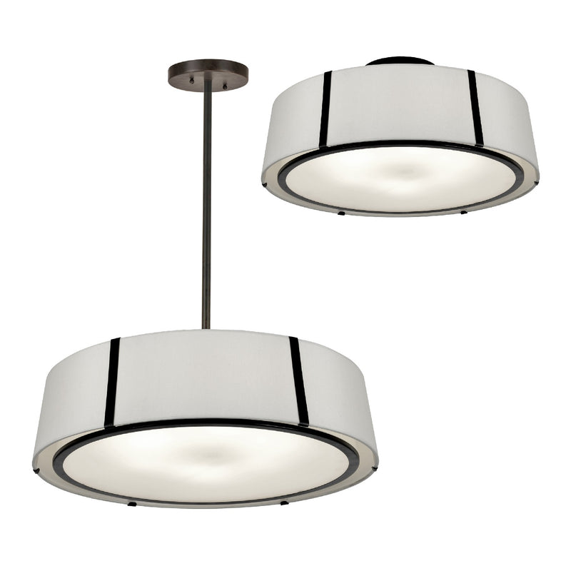 Crystorama FUL-907-BK Fulton Six Light Chandelier Black Alternate Image.jpg