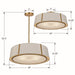 Crystorama FUL-907-GA Fulton Six Light Chandelier Antique Gold Alternate Image 2.jpg