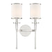 Crystorama HAT-472-PN Hatfield Two Light Wall Sconce Polished Nickel Main Image.jpg