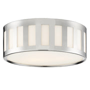 Crystorama KEN-2203-PN Kendal Three Light Flush Mount Polished Nickel Main Image.jpg