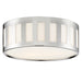 Crystorama KEN-2203-PN Kendal Three Light Flush Mount Polished Nickel Main Image.jpg