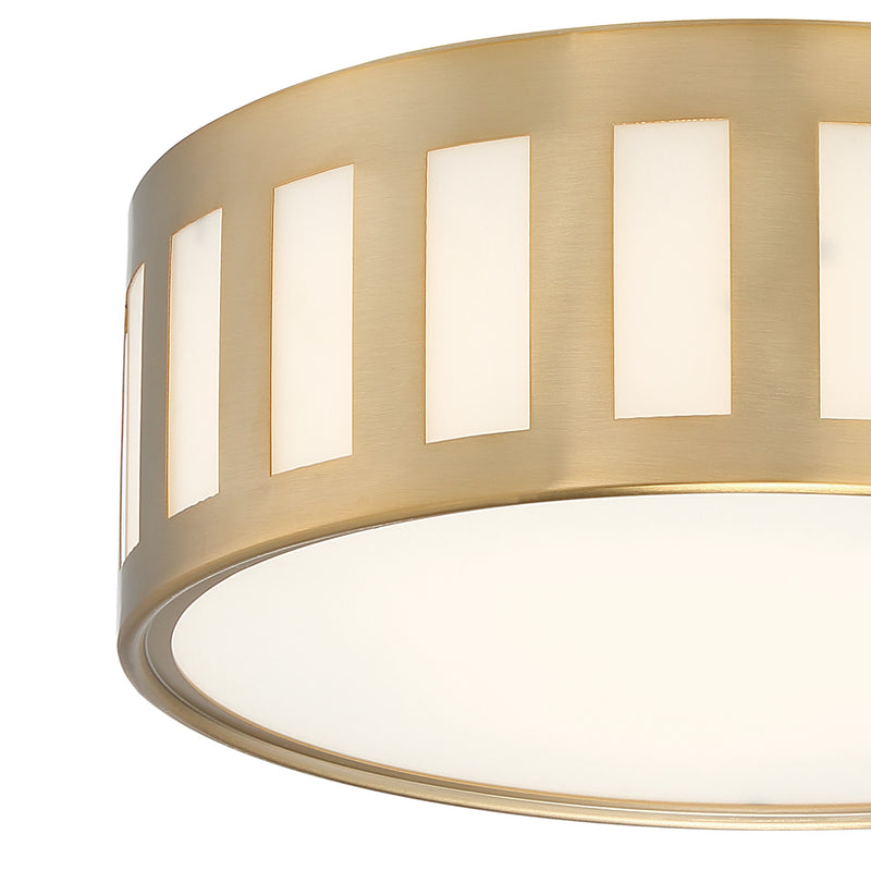 Crystorama KEN-2203-VG Kendal Three Light Flush Mount Vibrant Gold Alternate Image.jpg