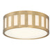 Crystorama KEN-2203-VG Kendal Three Light Flush Mount Vibrant Gold Main Image.jpg