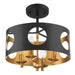 Crystorama ODE-700-BK-GA_CEILING Odelle Four Light Semi Flush Mount Black / Antique Gold Alternate Image 4.jpg