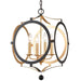 Crystorama ODE-704-BK-GA Odelle Four Light Chandelier Black / Antique Gold Main Image.jpg