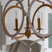 Crystorama ODE-704-MT-GA Odelle Four Light Chandelier Matte White / Antique Gold Alternate Image 4.jpg