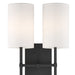 Crystorama VER-242-BF Veronica Two Light Wall Sconce Black Forged Alternate Image 2.jpg