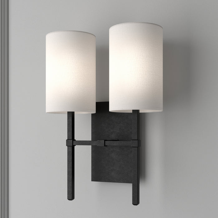 Crystorama VER-242-BF Veronica Two Light Wall Sconce Black Forged Alternate Image 4.jpg
