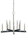 Framburg 5358 BN/MBLACK Jessica Ten Light Chandelier, Brushed Nickel/Matte Black Main Image.jpg