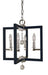 Framburg 5362 PN/MBLACK Minimalist Elegant Four Light Chandelier, Polished Nickel/Matte Black Main Image.jpg