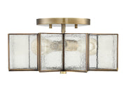 Shoppers Lighting SH60004NB Emily Two Light Semi-Flush Mount, Natural Brass Alternate Image.jpg