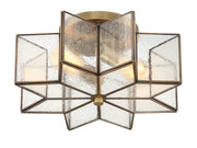 Shoppers Lighting SH60004NB Emily Two Light Semi-Flush Mount, Natural Brass Alternate Image 3.jpg