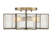 Shoppers Lighting SH60004NB Emily Two Light Semi-Flush Mount, Natural Brass Main Image.jpg
