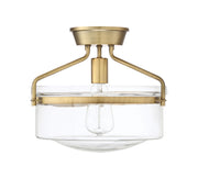 Shoppers Lighting SH60011NB Eleanor One Light Semi-Flush Mount, Natural Brass Alternate Image.jpg