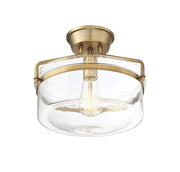 Shoppers Lighting SH60011NB Eleanor One Light Semi-Flush Mount, Natural Brass Alternate Image 3.jpg