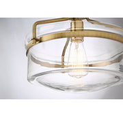 Shoppers Lighting SH60011NB Eleanor One Light Semi-Flush Mount, Natural Brass Alternate Image.jpg