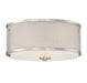 Shoppers Lighting SH60018BN Scarlett Three Light Flush Mount, Brushed Nickel Main Image.jpg