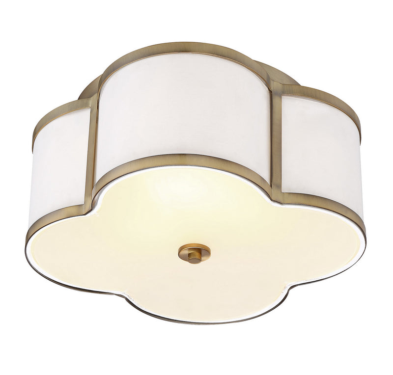 Shoppers Lighting SH60020NB Stella Three Light Semi-Flush Mount, Natural Brass Alternate Image.jpg