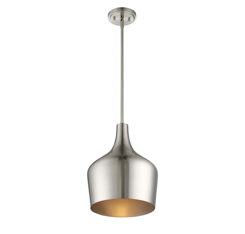 Shoppers Lighting SH70020BN Valentina One Light Pendant, Brushed Nickel Alternate Image.jpg