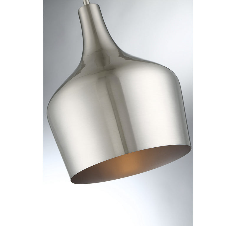 Shoppers Lighting SH70020BN Valentina One Light Pendant, Brushed Nickel Alternate Image 2.jpg