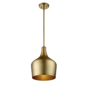 Shoppers Lighting SH70020NB Valentina One Light Pendant, Natural Brass Alternate Image.jpg