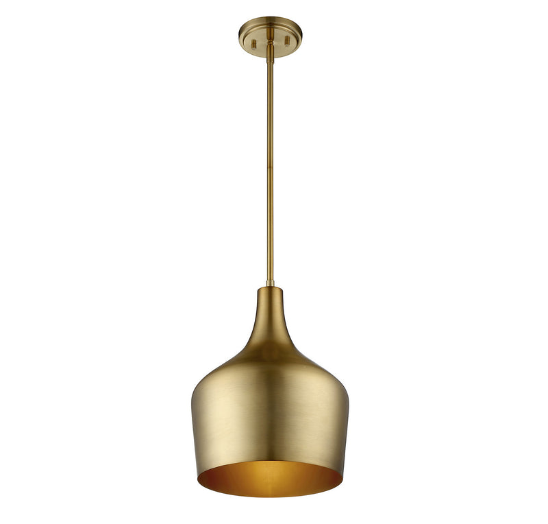 Shoppers Lighting SH70020NB Valentina One Light Pendant, Natural Brass Alternate Image.jpg