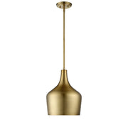 Shoppers Lighting SH70020NB Valentina One Light Pendant, Natural Brass Main Image.jpg